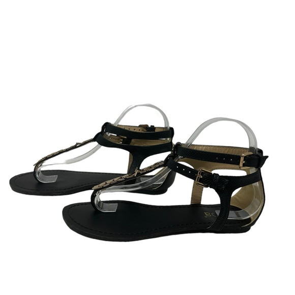 Diba black gold flat Sandals size 6.5 - Picture 11 of 12